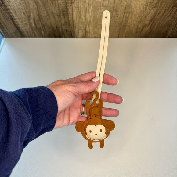 DAKOTA Portland Leather Monkey Keychain Charm FAST SHIP Portland Leather Charm - Picture 3 of 6